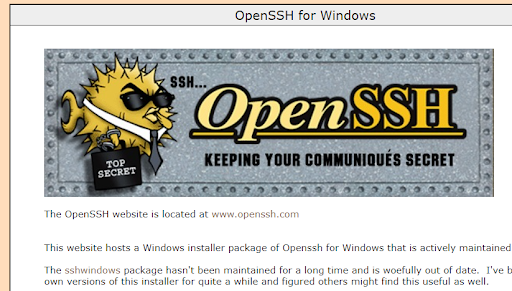 open ssh
